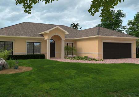 The Springfield custom home in Port St Lucie Florida